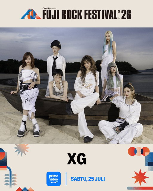 🎊 FUJI ROCK FESTIVAL '26 🎊

Tonton XG, Fujii Kaze, Turnstile, Asian Kung-Fu Generation, Kneecap, Mitski, dan masih banyak lagi, streaming eksklusif mulai dari 24 Juli sampai 26 Juli di Prime Video. Tiga hari acara musik live dari Jepang. Nggak punya tiket? Nggak masalah!

⏰ XG akan tampil hari Sabtu, 25 Juli, pukul 17.50 WIB di channel 2!