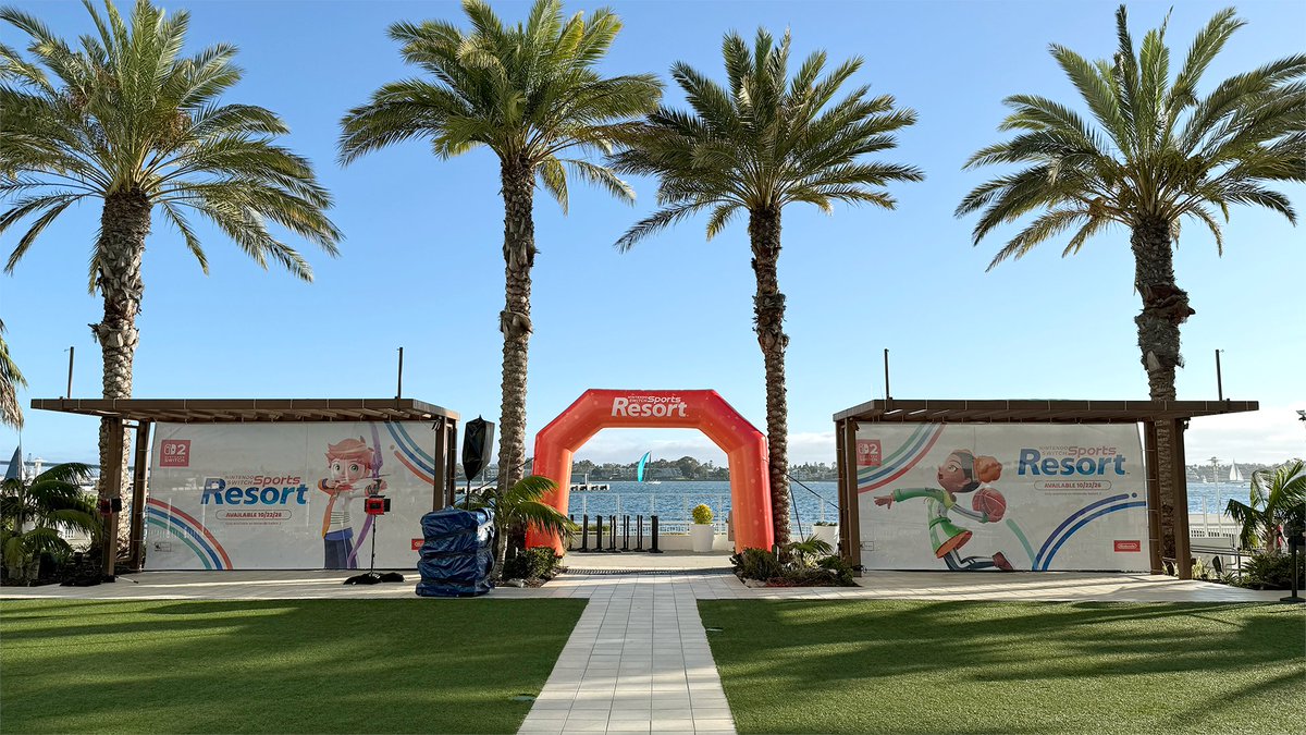 👋 Hello from San Diego @Comic_Con. Come visit us to experience #SplatoonRaiders, #NintendoSwitchSportsResort, and more! 