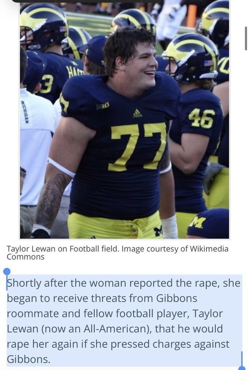Why does Taylor Lewan have a platform? 