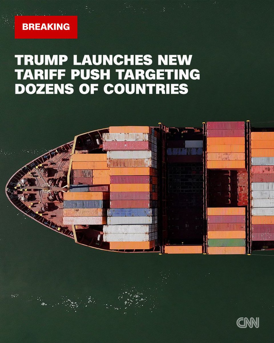 The Trump administration has announced that dozens of America's trading partners will face new tariffs of 10% to 12.5% on goods shipped to the US. https://t.co/oy12D3BsKg 