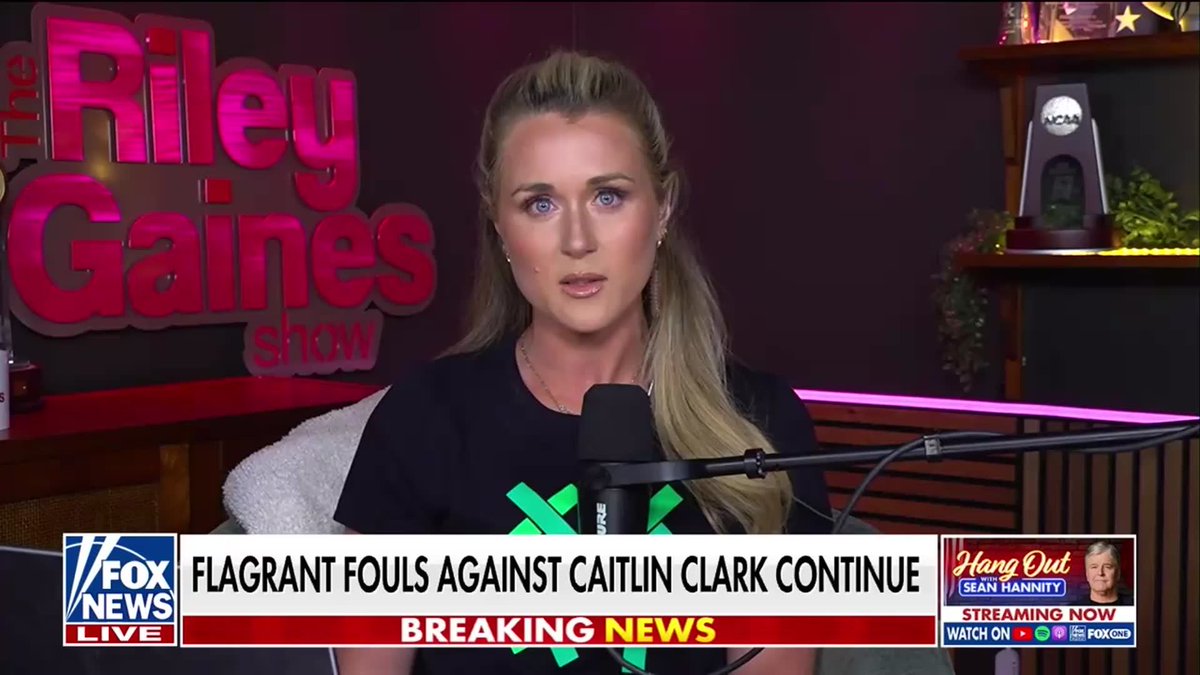 Riley Gaines is ripping a USA Today column about Caitlin Clark, calling it "insane" and "defamatory."

Gaines blasted columnist Nancy Armour for comparing Clark's fan base to the 1955 lynching of Emmett Till, saying there is "zero credibility" behind the claims.

Gaines says she hopes Clark pushes back, arguing the article crossed the line.