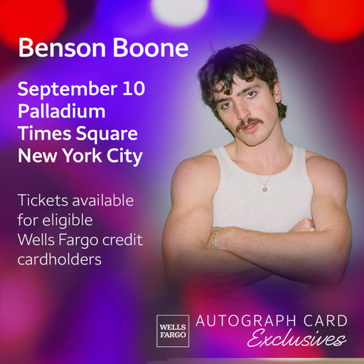 Kick off Fashion Week in style with Benson Boone on September 10 at Palladium Times Square in New York City. Don’t miss this intimate #AutographCardExclusives event. Get tickets now at https://on.wf.com/6014BEsMa0 