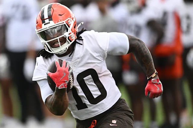 Browns RB Quinshon Judkins will have no limitations during training camp, per @JFowlerESPN 
