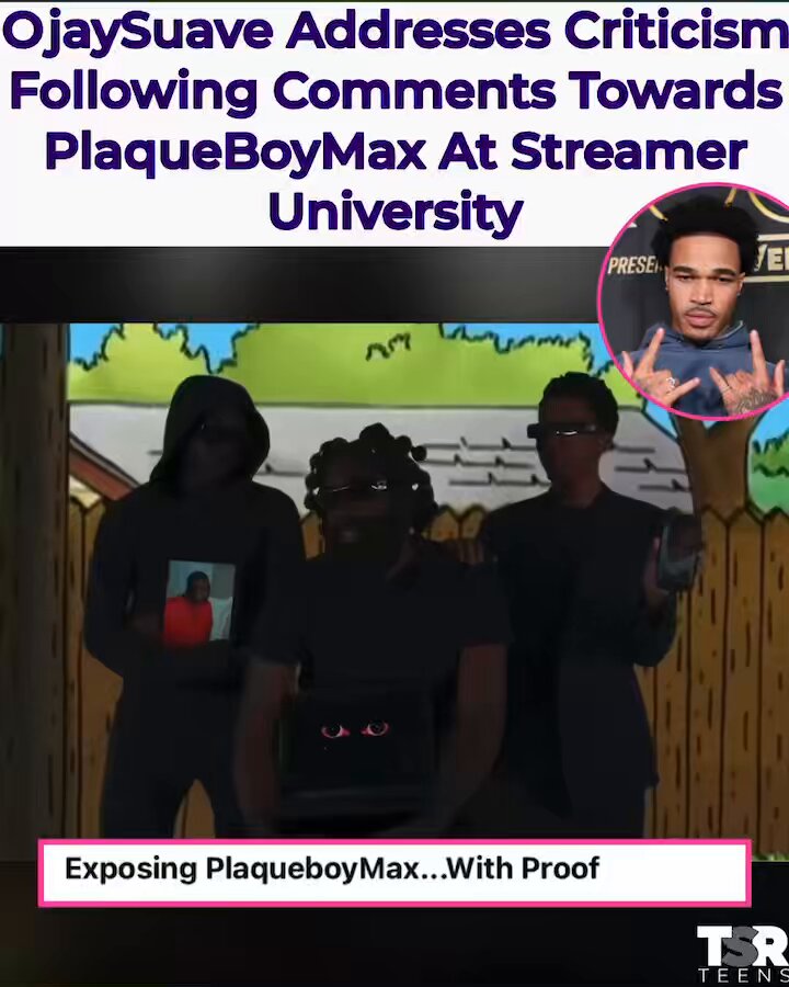 Ojay Suave is speaking out following the backlash over his viral interaction with PlaqueBoyMax at Streamer University.

In a new YouTube video, Ojay says he was joking and playing a satirical “Jamaican uncle” character during the moment.

(📸: @gettyimages) ✍🏽: #TSRStaffKH 