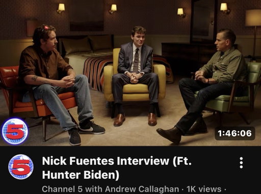 Nick Fuentes/ Hunter Biden interview out now 