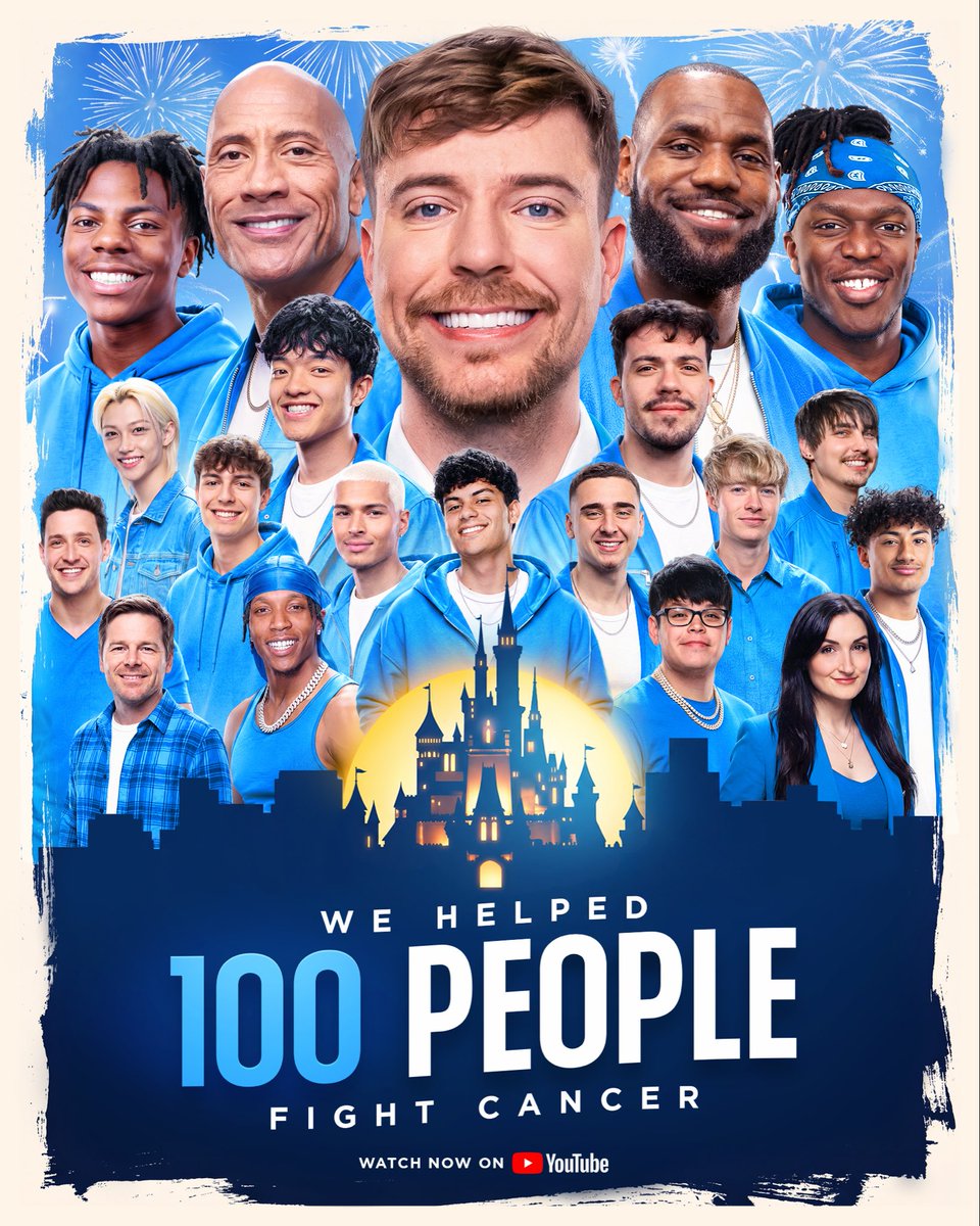 We granted 100 kids with cancer their biggest wish in the new video! 