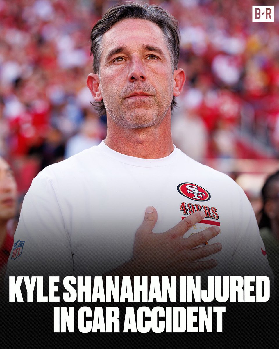 49ers HC Kyle Shanahan suffered “significant injuries” in a car accident on July 14th and will be ‘limited as team opens training camp”, per @adamschefter and @nwagoner 

Shanahan broke his nose, three ribs, hand, needed 40+ stitches in his face and suffered a severe concussion 