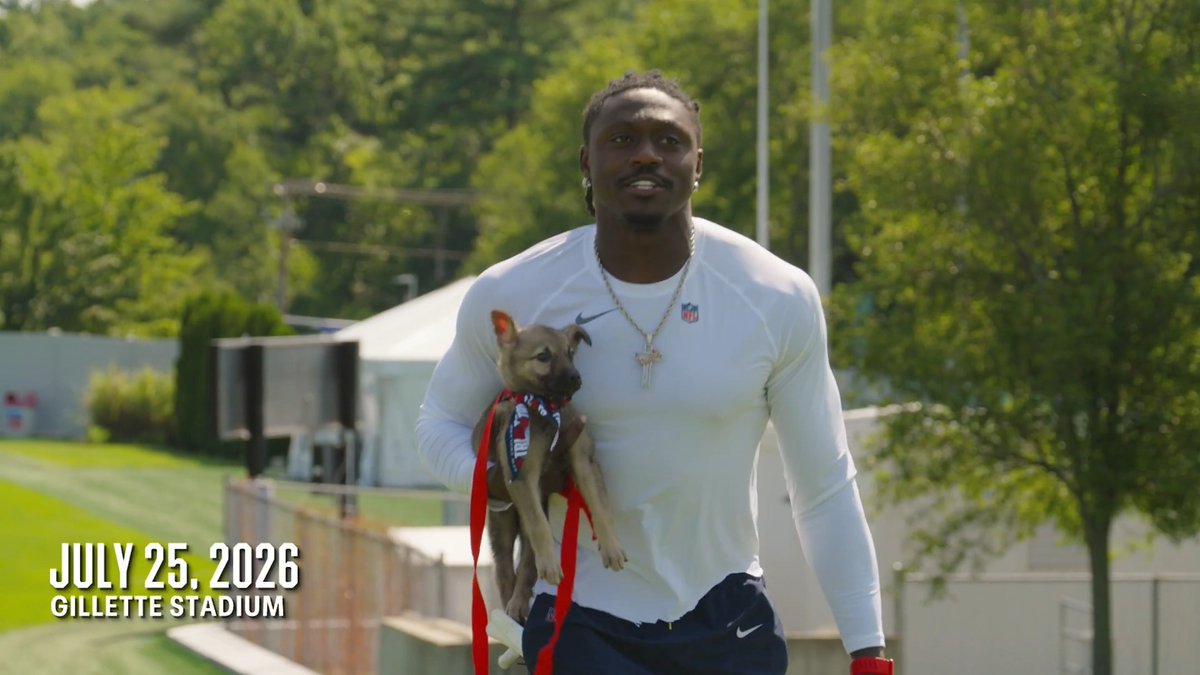 Our new friends found new homes 🐾

Today the Kraft Family along with the @PatsFoundation hosted the 2026 Pawtriots Dog Adoption Day at training camp! 
