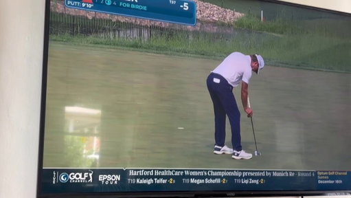Lucas Glover has had it with aimpoint and stomping around the hole 