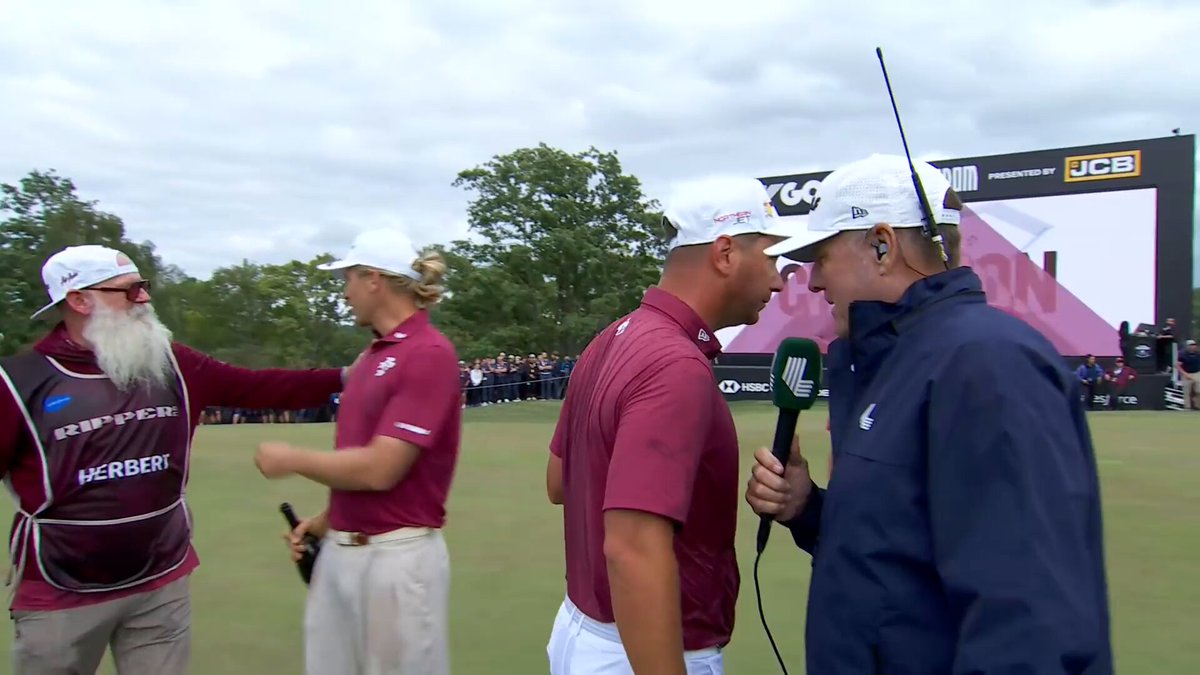 🗣️ Immediate reaction from LIV Golf UK presented by JCB champion, Lucas Herbert:

JERRY: I don't know where to begin. I don't know what I just saw. Was there a consistent theme to the internal dialogue that led to this kind of performance this week? What were you thinking? 

HERBERT: I don't know. I think last week gave me a lot of confidence that I can mix it with the best guys. Just wanted to really carry that into this week the best I could. I think I got out of my own way the first two rounds and I started thinking about it yesterday. Yeah, it was just good to play like that today when I was being pushed by two of the best players in the world. 

JERRY: I remember vividly following you when you won your first event on the PGA TOUR in Bermuda. On that final hole, you were visibly nervous on your second shot. You looked like you were immune to nerves all week long. How does that come about? 

HERBERT: I think it was a bit of a trick in hiding it.  I was definitely feeling it out there. I can only do what I can do. I was able to take care of what I needed to do today pretty well to get me over the line. I knew it wasn't going to be a day where even par, 1-under was going to get it done for me. I knew I had to go out there and get it. Just kept pushing myself the whole way, and here we are

JERRY: Did you ever hit some shots, notably the bunker shot in addition to so many others this week, where you just shook your head, like, I can't believe how good this is going? 

HERBERT: There's definitely a lot of shots -- I can think of the first shot on 10, I kind of pull one, and you're asking for it to get a good lie in the hay, lands in the rough and kicks all the way down there, you get on the green and make eagle. It was one of those weeks, just when you needed a good break. I think of the 6th hole today up the hill, the par-5, it finishes half a foot inside the short stuff and I can get it greenside. I'm looking at the lie, a foot right of that, and it could have been a load of trouble. I played great this week, but also, I got a lot of good breaks, which is really nice. It's good to take advantage of those when they come.

#LIVGolfUK | @rippergc_
