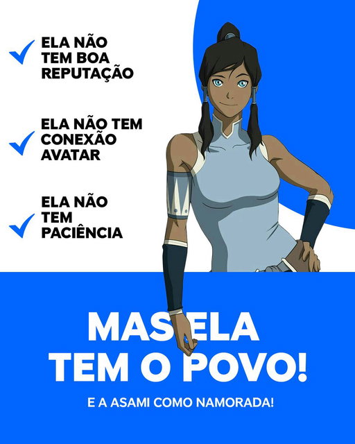 Muitos podem te xingar Korra, mas eu sempre vou te defender 👊

#Avatar #AvatarKorra #Korra 