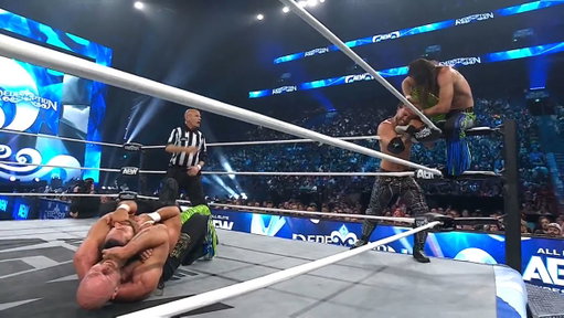 Absolute mayhem!

Bodies are flying everywhere!

Watch the #AEWRedemption LIVE on HBO Max 