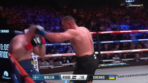 RIGHT AT THE END OF THE FIGHT 🤯

Vladyslav Sirenko FLOORS Wallin with a flurry to get the KO in R10!

[ #ZuffaBoxing09 | LIVE on @ParamountPlus ] 