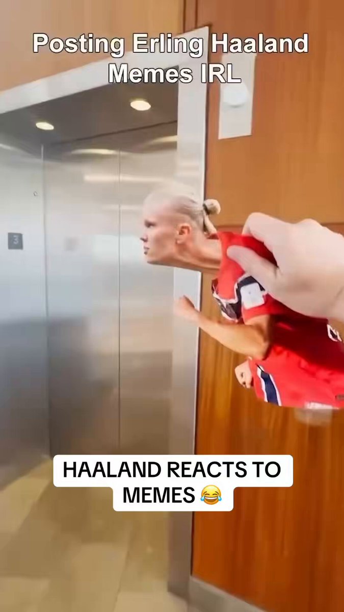 Erling Haaland was enjoying all the memes made about him during the #FIFAWorldCup 😅

(via: YT/Erling) 