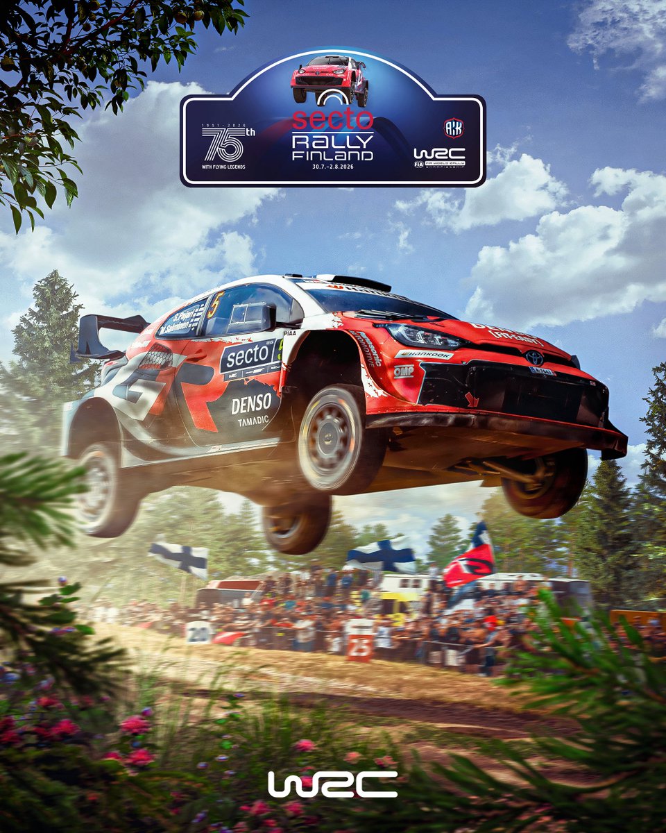 It's almost time for the gravel grand prix 🤩

#WRC | #SectoRallyFinland 🇫🇮 | #RallyWeek 