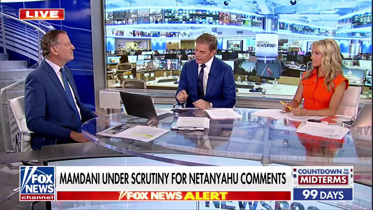 WATCH: Bill de Blasio sides with Zohran Mamdani calling Israeli PM Benjamin Netanyahu a war criminal for his actions in Gaza.

HEMMER: “So you came on our show today to call Benjamin Netanyahu a war criminal?”

DE BLASIO: “I didn't come here to call him that. You asked me a question.”

HEMMER: “Do you, and you believe that to be the case?”

DE BLASIO: “I absolutely believe that.”

Former NYC mayor @BilldeBlasio argues Israel's response to the October 7 Hamas attack has caused massive civilian deaths while rejecting claims the strikes are justified. | @BillHemmer @DanaPerino @AmericaNewsroom