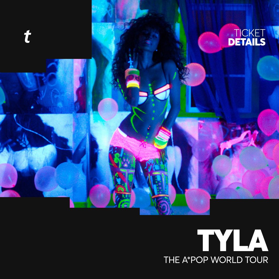 TYLA just announced she’s hitting the road on THE A*POP WORLD TOUR later this year! 💖 @Tyllaaaaaaa 

Here’s what to know so you’re ready when tickets drop.

🎫 https://t.co/wEkd9xYgoT 