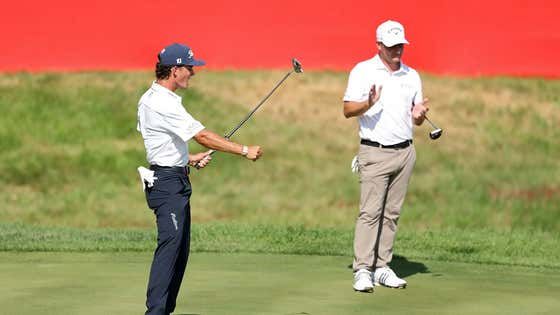 Decent Day: Jackson Koivun wins the 3M Open, becomes the future of Golf and celebrates it by going fishing in the pond off the 18th green 