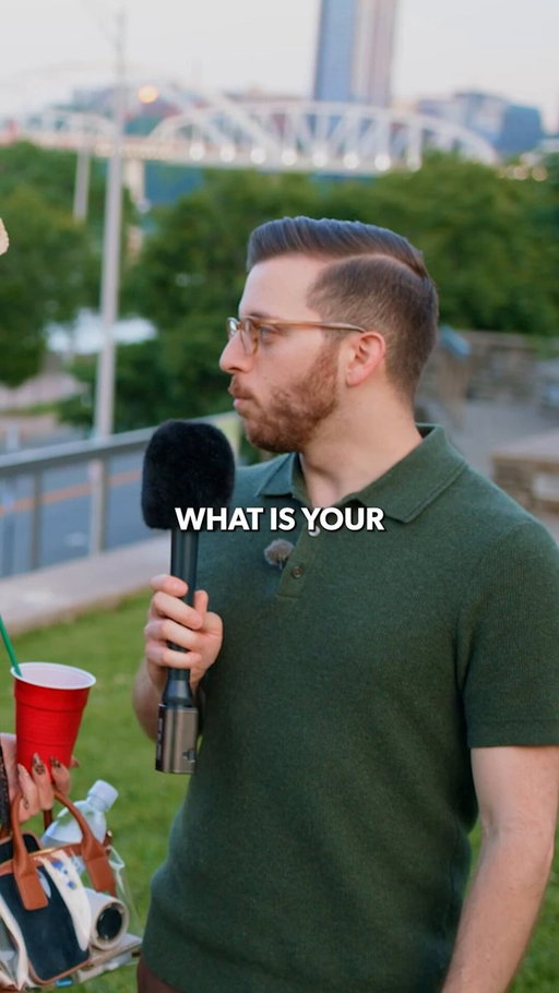 I went to CMA fest in Nashville to ask people if they have a truck payment. 