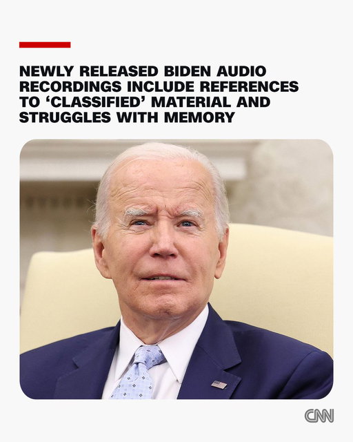 Audio clips released by the Oversight Project of former-President Joe Biden’s conversations with his biographer, Mark Lewis Zwonitzer, appear to support what former Special Counsel Robert Hur found in his 2024 report: Biden disclosed classified material, was forgetful and continued to possess classified material after leaving his post as vice president. https://t.co/jiYsk0LLrZ