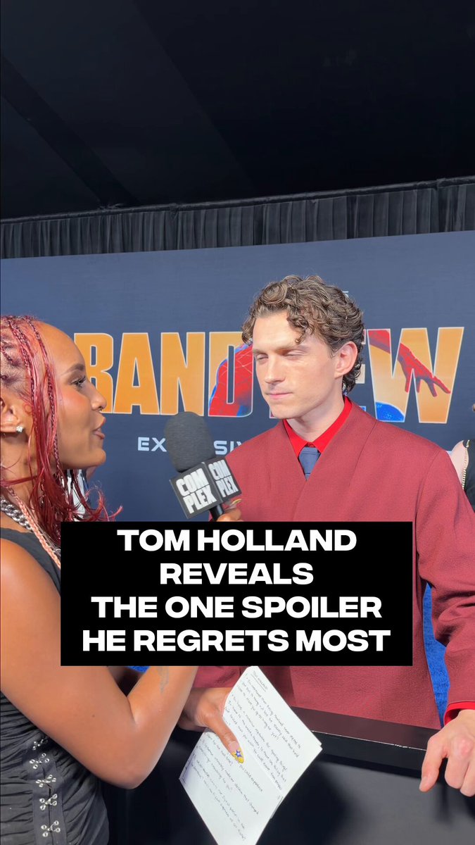 We forgive you, Tom. 😭

Tom Holland shares the one spoiler moment he wishes he could erase. 