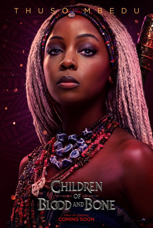 Meet the characters of #ChildrenOfBloodAndBone - only in cinemas coming soon. 

Thuso Mbedu is Zélie. 