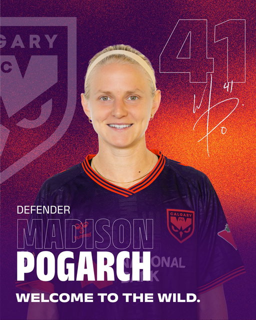 Welcome to the Calgary Wild, Maddie!
⁠
The Calgary Wild is thrilled to announce that Madison Pogarch has joined the club. ✍️⁠ 