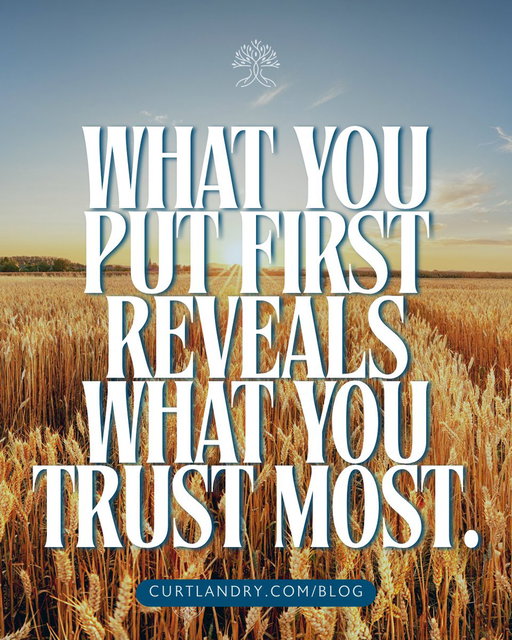 What are you giving God first?

Firstfruits is more than a financial principle. It's a lifestyle of putting God first and offering Him your best: your time, your gifts, your resources, and your heart.

In Scripture, the firstfruits offering was a declaration of trust that God would provide the harvest to come. It pointed forward to Jesus, the Firstfruits of the resurrection, whose victory made the way for new life and an eternal harvest.

When we seek God's Kingdom first, we acknowledge that everything we have comes from Him. We stop living from fear and scarcity and begin living from faith, trusting that He is our source.

As you reflect on your own life, ask yourself: Are you giving God your first and your best, or what's left over?

If you'd like to go deeper into the biblical meaning of firstfruits, we've unpacked the Hebrew foundation, how Jesus fulfilled it, and what it means for believers today at http://curtlandry.com/blog.