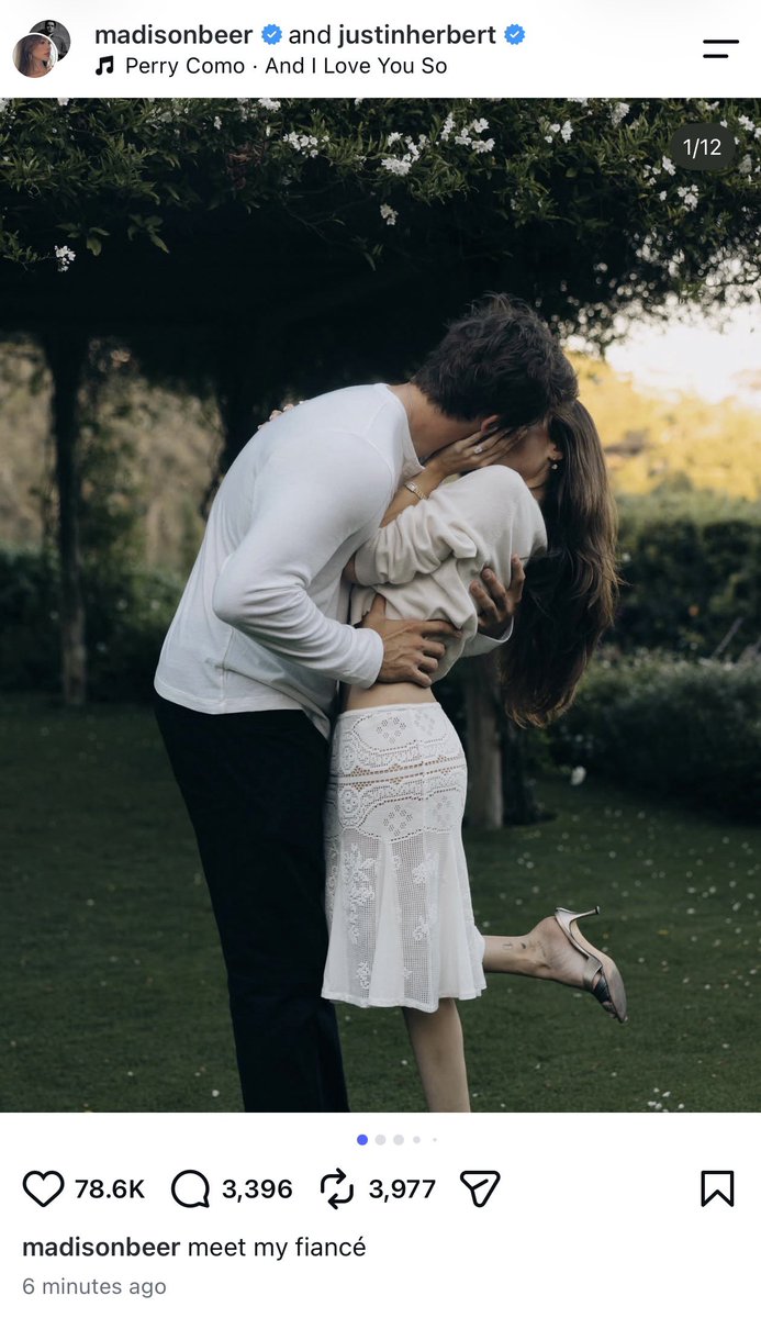 Justin Herbert &amp; Madison Beer are officially engaged 