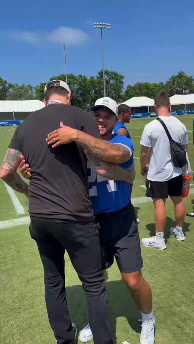 Blake Corum sends Will a heartfelt message after not being able to make Rams Training Camp ❤️ 