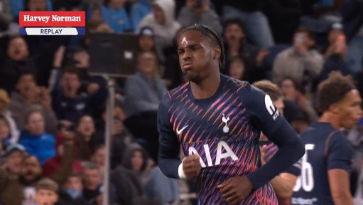 Magic from Mathys Tel 🪄

A brilliant free kick from the Frenchman gets @spursofficial off to a flyer, as the striker puts it top bins to take a 1-0 lead in Sydney

Watch #TOTvSYD live and exclusive on Paramount+ 📺 