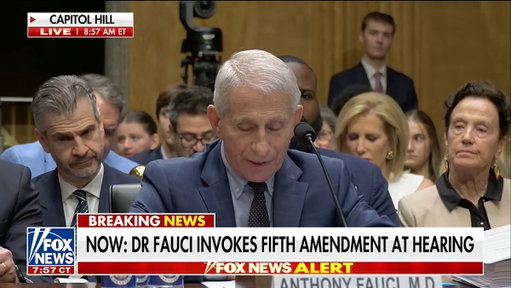 🚨 Dr. Anthony Fauci pleads the Fifth during pandemic response Senate hearing.

Credit: Fox News 