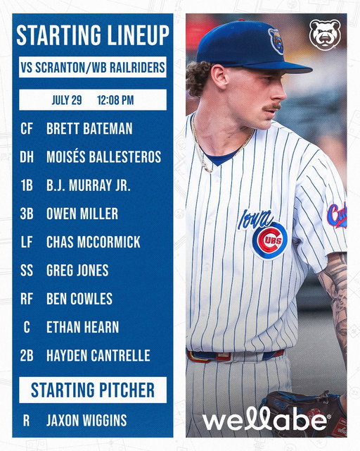 Game 2 vs the RailRiders! Let's get it! 