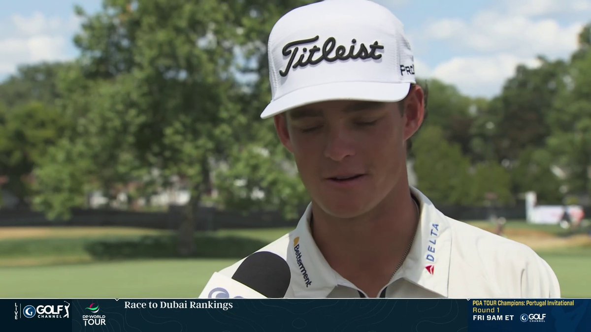 “I think I used up all my luck on the tee shot on 18.”

Jackson Koivun came up empty handed with his post-victory fishing at the 3M Open.  