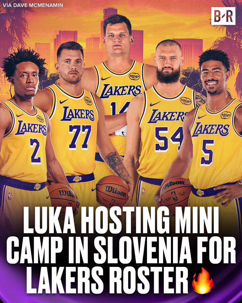 Luka Doncic is hosting a four-day minicamp in Slovenia for the entire Lakers roster in August ahead of training camp, per @mcten 👏 