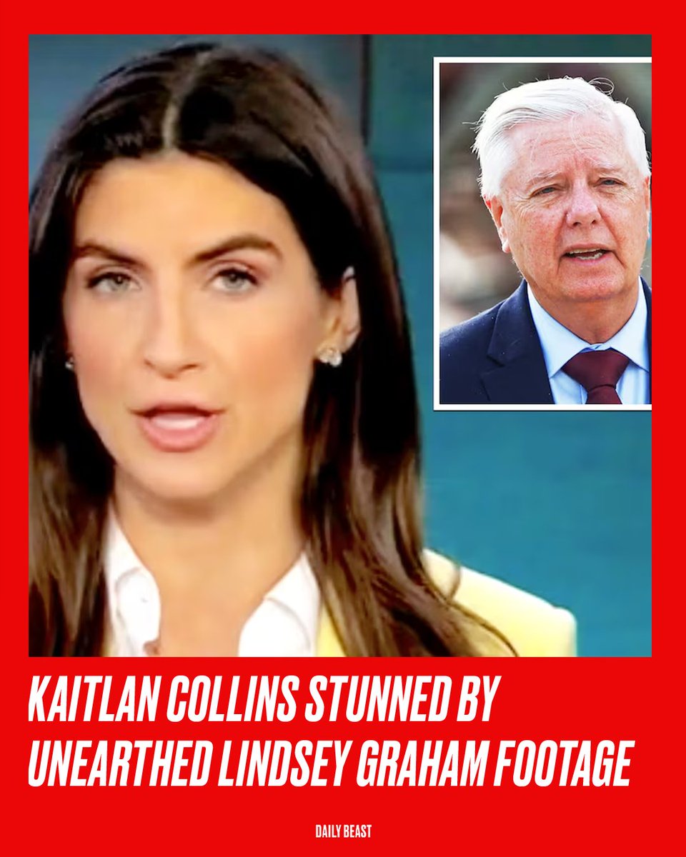 CNN’s Kaitlan Collins was shocked after seeing a never-before-seen clip of Lindsey Graham strategizing with the Israeli prime minister on how to fight war crime accusations. 

https://t.co/yz02fyR4G8 