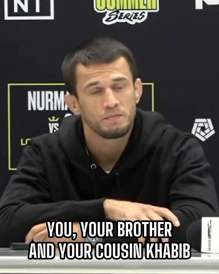 “Khabib is still the most dominant in the gym.” Usman Nurmagomedov believes the Nurmagomedov name has already cemented itself as the greatest name in combat sports history, calling their team “the most powerful team ever.” When asked who comes out on top in the gym among the elite fighters around him, Usman says Khabib still gets the better of everyone. 😅

Via @Home_of_Fight