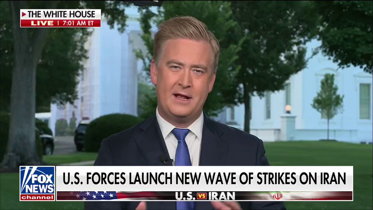 NEW: President Trump has reportedly been presented with a military option to "go big" and escalate strikes against Iran, as @pdoocy provides the latest details about China potentially selling arms worth millions of dollars to Iran amid the conflict.

When asked about the report by @JacquiHeinrich, Trump said Chinese president Xi Jinping knows he would "be quite disappointed" if China took a more active role in the war and helped Iran.