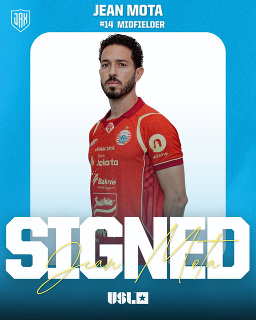 Back in the Sunshine state☀️✈️

He’s bringing his talents from Santos FC, Inter Miami, and now he's ready to dominate in the First Coast!

Welcome Jean Mota to the 904!🩵

#ProSoccerProJAX 