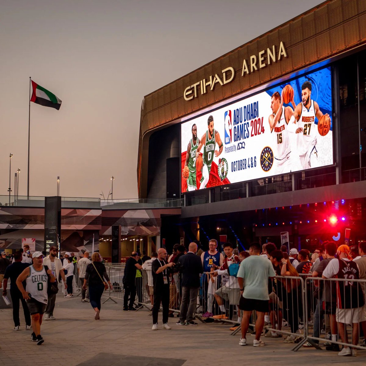 🚨The NBA won’t play preseason games in the Middle East for the first time in five years due to ongoing conflict, per @espn. 