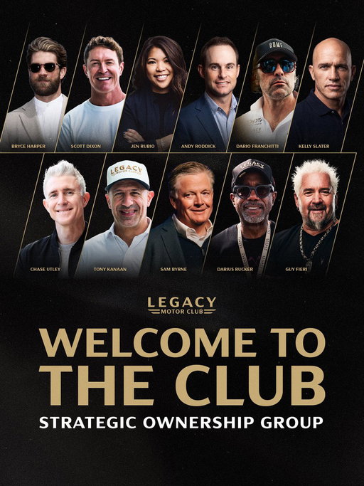 We're proud to welcome the Strategic Ownership Group to THE CLUB!
 
Built to compete. Built to connect. LEGACY MOTOR CLUB is building a motorsports organization that wins on track and resonates far beyond it.
 
Read More: http://bit.ly/StrategicOwnershipLEGACY 