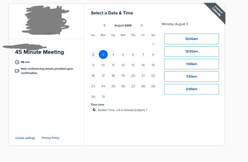 Dudes will be like: 

"Why is nobody booking meetings?"

"Something must not be working with the emails - let's have call on Monday to review and come up with a new plan"

Meanwhile this is what their calendar page looks like 