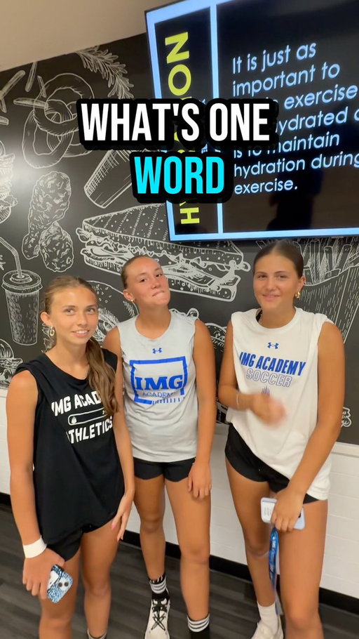 One word can say a lot. 😊 

Ask a group of campers to describe IMG Academy Camps in one word, and you'll hear answers like unforgettable, challenging, exciting, inspiring, fun, and life-changing.

So...if you had to describe IMG Academy Camps in one word, what would it be? 🤔 