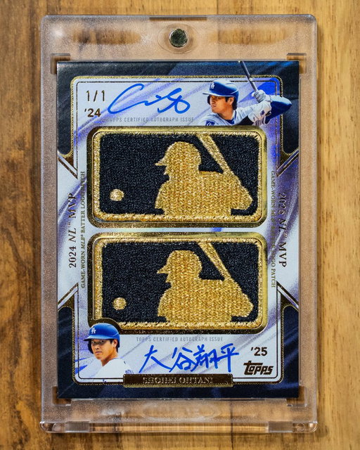 BREAKING: This Shohei Ohtani card just sold for $11 MILLION 🚨

While opening a hobby box at @boca_breaks in Florida, a collector found the card of a lifetime.

The 1-of-1 Shohei Ohtani Gold Logoman card features game-worn patches from his back-to-back MVP seasons, along with both an English autograph and his rare Kanji signature.

The collector then sold it to Shyne and Secure Collectibles for $11 million... making this one of the most valuable cards in history.