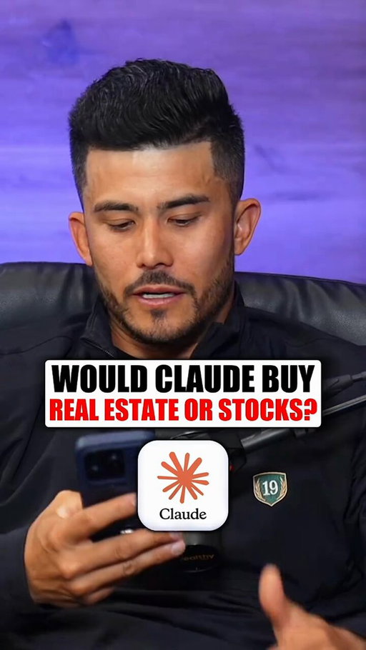 Would AI Choose Real Estate Over Stocks? #RealEstateInvesting #Stocks #Investing 