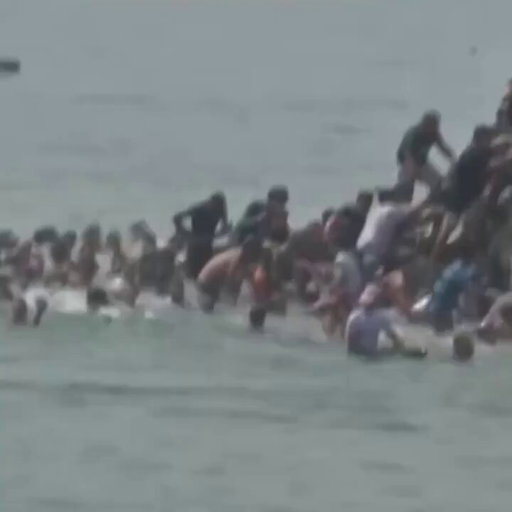 Spain saw 50,000 migrants enter within 24 hours. 