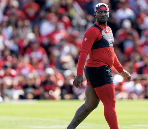 Deebo Samuel has arrived at the Niners facility 👀 
