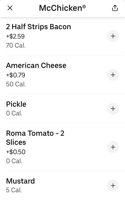 @McDonalds I worked at one of your establishments for 4 years. I have been a loyalist through and through. I am on my hands and knees, begging you, to make Mac Sauce an additional option for the McChicken on Uber Eats. This would change lives forever. 