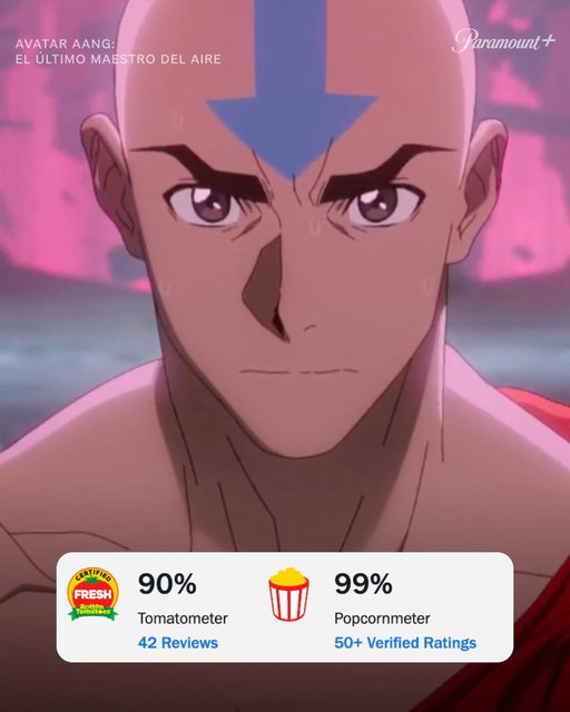 Las reseñas no mienten: la magia, la acción y la nostalgia están de vuelta. 🌪️
Ve la nueva película Avatar Aang: El Último Maestro del Aire en Paramount Plus. 🍿✨

#Avatar #Aang #ElÚltimoMaestroDelAire 