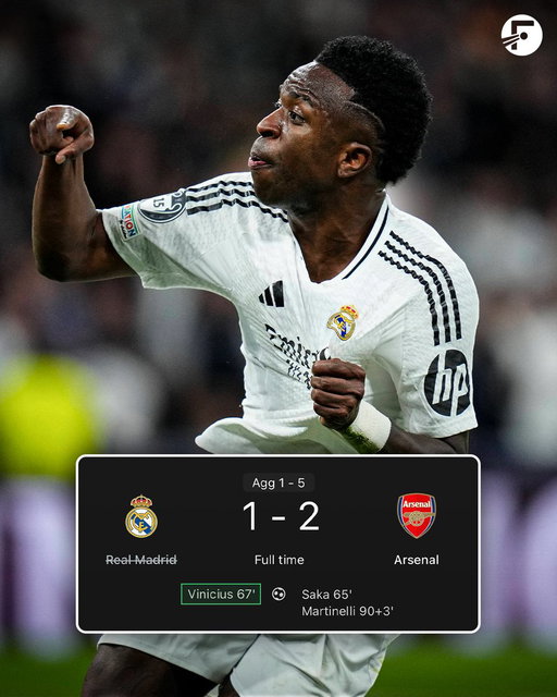 Vinicius Jr is the ONLY player in Real Madrid history to have scored a goal against Arsenal in a competitive fixture! 🤯🇧🇷 